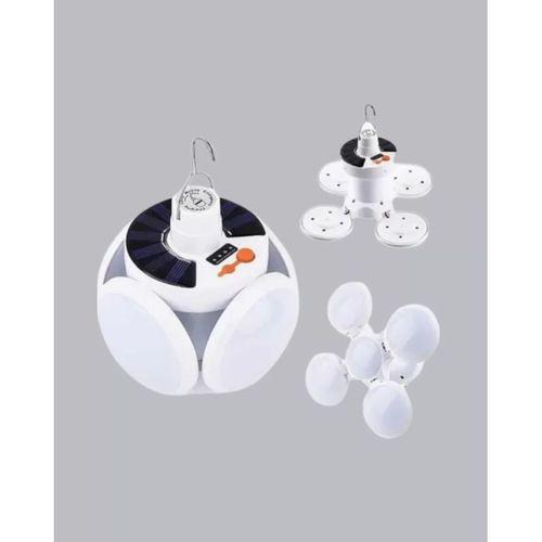 Solar Güneş Enerjili Ve Usb Şarjlı 5 Kanatlı Led Kamp Lambası