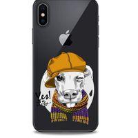 Zoologix (28) Apple Iphone X Şeffaf Kılıf Silikon Desenli