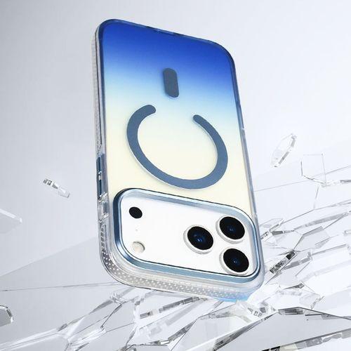 Apple iPhone 17 Pro Max Kılıf M-safe Şarj Özellikli Transparan Renk Geçişli Zore Toros Kapak