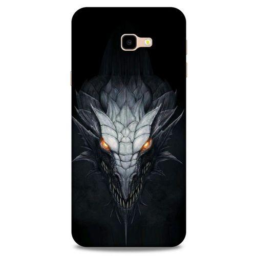 Samsung Galaxy J4 Plus Kılıf Dragons (13) Silikon Kap Gri Ejderha