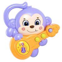 Sesli ve Işıklı Gitar Çalan Maymun