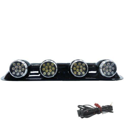 Space Offroad Uyumlu Sis Lambası 12X4 LED Yuvarlak Siyah /Lass243