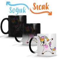Unicorn Sihirli Kupa Bardak Porselen