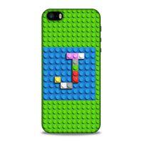 Lopard Apple iPhone SE Uyumlu Kılıf BloX (21) Koruyucu Kapak J Harfi