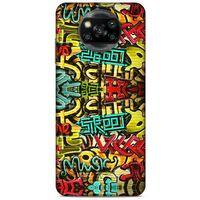 Graffitix (26) Desenli Silikon Kapak Xiaomi Redmi Poco X3 Kılıf