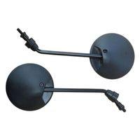 SEVGENT E-Bis Ayna Yuvarlak 8 Mm Siyah Saplı