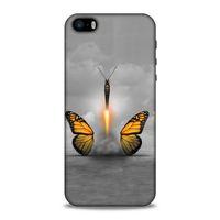 Lopard Apple iPhone SE Uyumlu Kılıf Manipülasyon ☻ (31) TPU Kılıf Baskılı