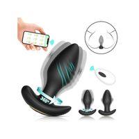 Big Boat Anchor Swing – Telefon Kontrollü Titreşimli Anal Plug (Siyah)