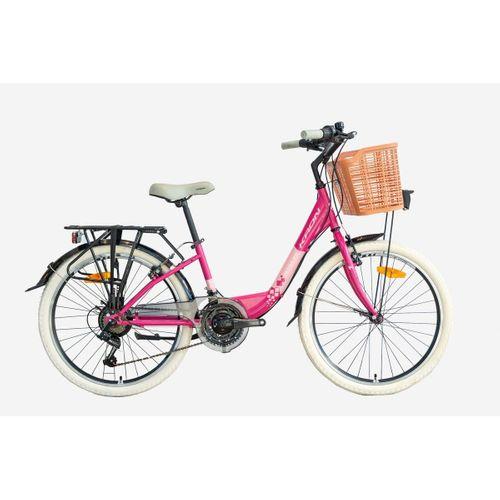 Kron Tetra 3.0 24 Jant Şehir Bisikleti Metalik Açık Pembe-Toz Pembe