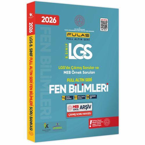 2026 8 Sınıf Full LGS Altın Seri (FULAS) FEN BİLİMLERİ MEB Çıkmış Soru Bankası Modüler Seti Çözümlü