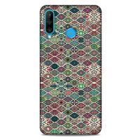 Ethnic Culture (3) Huawei P30 Lite Kılıf Silikon Kapak Desenli