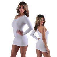 B120638 Asimetrik Dizayn Mini Elbise