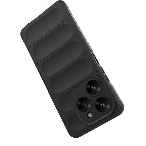 Tecno Spark 20 Pro 4G Kılıf Esnek TPU Oyuklu Arka Yüzey Tasarımlı Zore Etnik Silikon Kapak