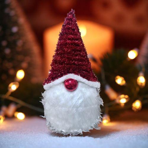 VIP YÜKSEK KALİTE YILBAŞI NOEL ŞANS CÜCESİ DEKORU PARLAK METALİK YILBAŞI VİTRİN DEKORLARI 41X18 CM