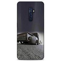 Lopard Oppo Reno 2 Uyumlu Kılıf PickUpX (10) Full Koruma Kılıfı Koyu Gri