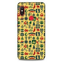 Yılbaşı Süsleri 12 Xiaomi Redmi Note 6 Pro Kılıf Silikon Kapak