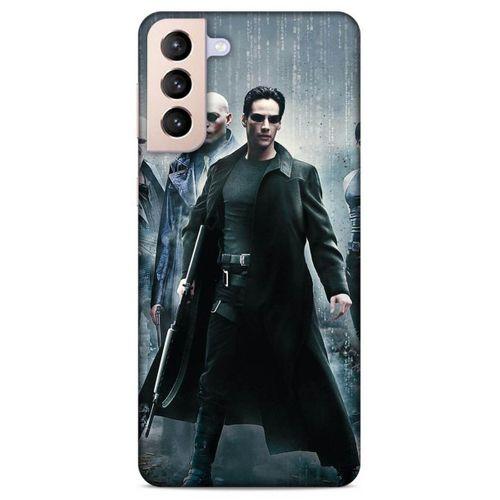 Lopard Samsung Galaxy S21 Uyumlu Kılıf IMDB Film (15) Antişok Kılıf Matrix