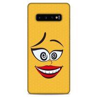 Emojix (79) Samsung Galaxy S10 Plus Kılıf Silikon Kapak Desenli