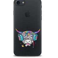 Zoologix (8) Apple Iphone 7 Şeffaf Kılıf Silikon Desenli