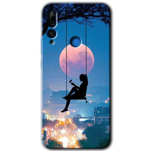 Huawei P Smart Z Kılıf HD Desen Baskılı Arka Kapak + Temperli Cam - Yalnız Kadın