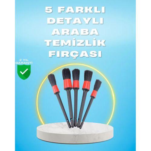 5'li Araba Temizlik Fırçaları-farklı Boyutlu Fırçalarla Derinlemesine Temizlik