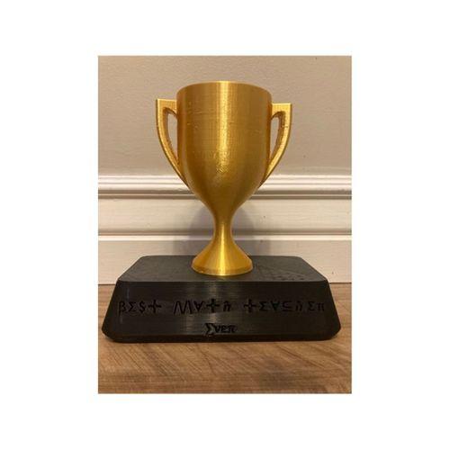 En İyi Matematik Öğretmeni Ödülü Matematik Sembolleri ile (Bu ürün Sadece Plastik parçadır - Almadan Önce Soru Sorabilirsiniz)