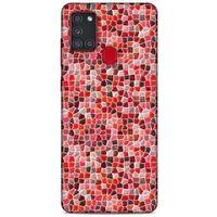 Mermer Desenli (44) Tema Tough Armor Kılıf Kardinal Samsung Galaxy A21s Kılıf