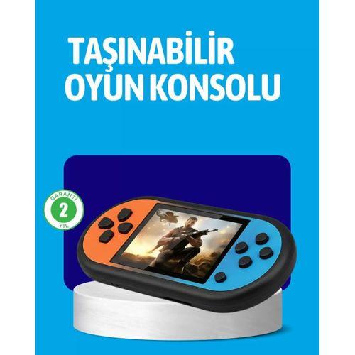 Retro 520 Oyunlu Taşınabilir Konsol Hd Ekran Usb Şarjlı