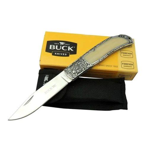 Knives Bk-009wy Kamp Çakı 23 Cm - Sedef Ampampamp Metal Saplı, Kılıflı, Kutulu