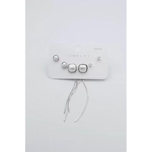 Çoklu Set Küpe - Gümüş