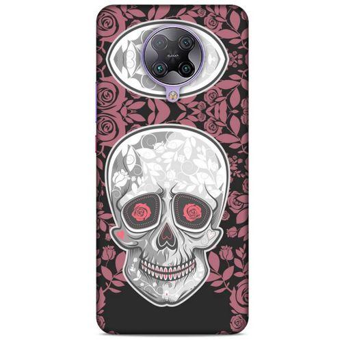 Xiaomi Redmi K30 Pro Uyumlu Kılıf Pembe Delisi (36) Glitter Kılıf Kurukafa