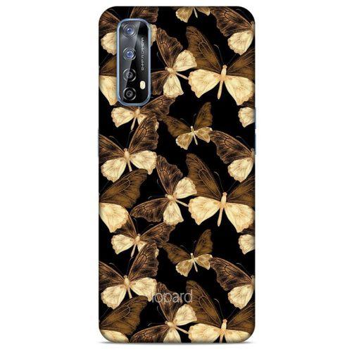 Huawei P Smart 2021 Kılıf Kelebek Etkisi (41) Tank Kılıf Bej Yeşil