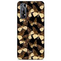 Huawei P Smart 2021 Kılıf Kelebek Etkisi (41) Tank Kılıf Bej Yeşil