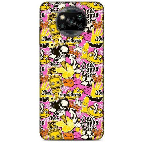 Graffitix (40) Desenli Silikon Kapak Xiaomi Redmi Poco X3 Kılıf