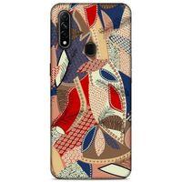 Lopard Oppo A31 Uyumlu Kılıf Soyut Sanat (41) Baskılı Tank Kılıf