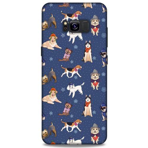 Samsung Galaxy S8 Plus Kılıf Köpek Kıyafetleri (11) Tam Koruma Beagle, Rottweiler, Kangal