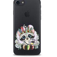 Zoologix (41) Apple Iphone 7 Şeffaf Kılıf Silikon Desenli