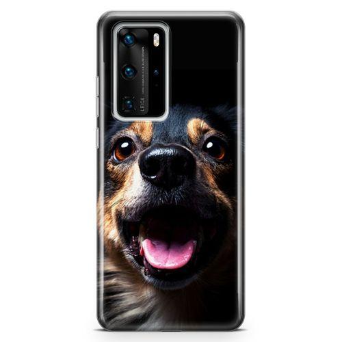 Huawei P40 Pro Kılıf Spaniel Arka Kapak Koruma Desenli Full Koruyucu