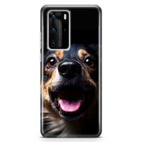 Huawei P40 Pro Kılıf Spaniel Arka Kapak Koruma Desenli Full Koruyucu