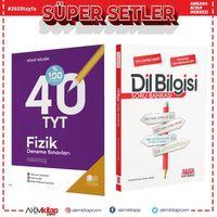 Nihat Bilgin TYT Fizik Deneme ve AKM Dil Bilgisi Soru Bankası Kitabı