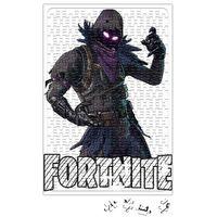 Fortnite Raven Skin Puzzle 240 Parça Yapboz