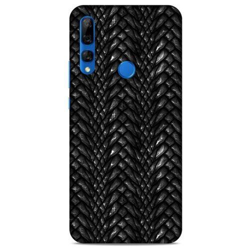 Huawei Y9 Prime 2019 Kılıf Dragons (2) Kabı Ejderha Deri Siyah