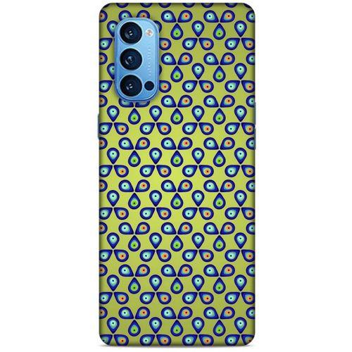 Nazarium (4) Desenli Silikon Kapak Oppo Reno 4 Pro Kılıf