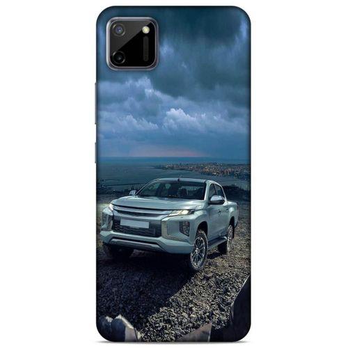 Lopard Oppo Realme C11 Uyumlu Kılıf PickUpX (37) Silicone Cover Açık Mavi