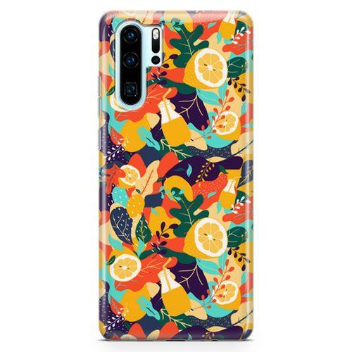 Huawei P30 Pro Kılıf C Vitamini Arka Kapak Koruma Desenli Full Koruyucu