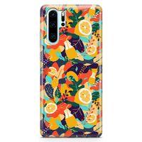 Huawei P30 Pro Kılıf C Vitamini Arka Kapak Koruma Desenli Full Koruyucu
