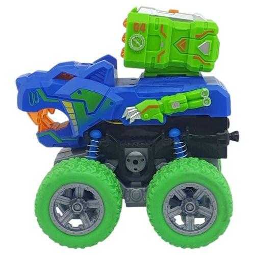 Sürtmeli Dinazor Araçlar - Sesli ve Işıklı - D500-19 - Lacivert