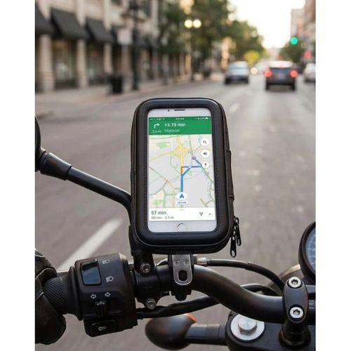 Su Geçirmez Motosiklet Bisiklet Telefon Tutucu 360 Derece Döner Gidon Telefon Standı