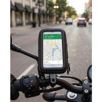Su Geçirmez Motosiklet Bisiklet Telefon Tutucu 360 Derece Döner Gidon Telefon Standı