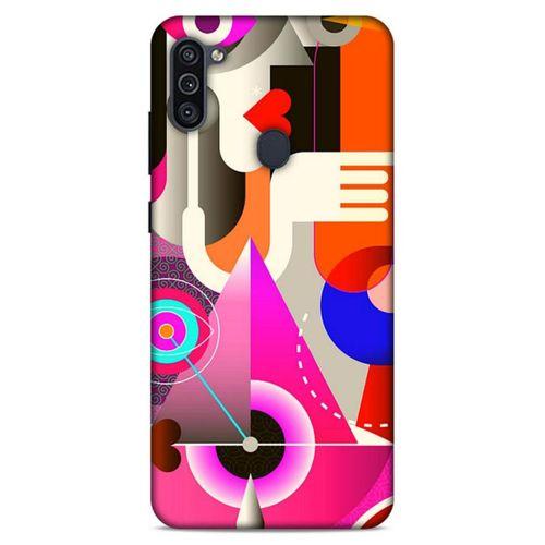 Lopard Samsung Galaxy M11 Uyumlu Kılıf Soyut Sanat (17) Baskılı Tasarım Kılıf